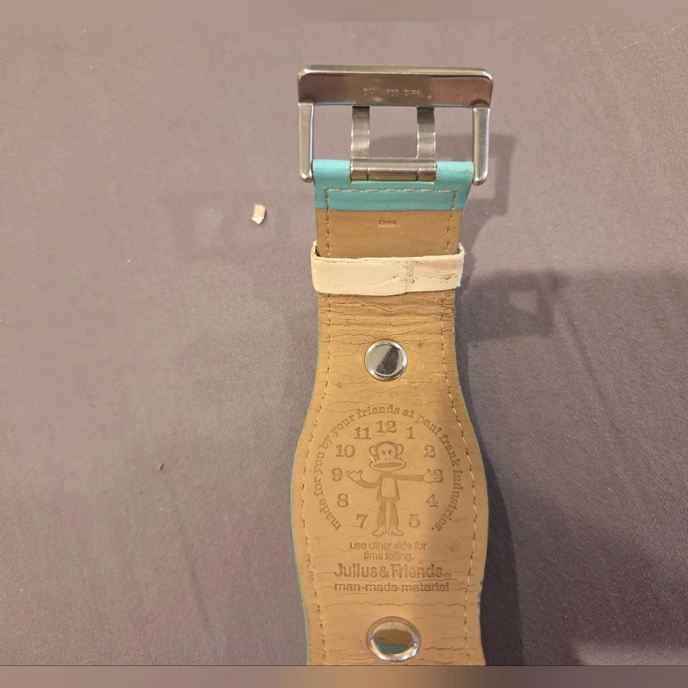 JULIUS & FRIENDS NON-FUNCTIONING WATCH - MAN MADE MATERIAL - Picture 5 of 8